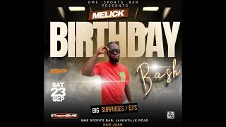 MELICK BDAY BASH CD  -  DJ RELOAD & TECH SOUNDS