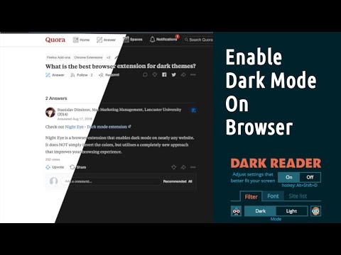 Enable Dark Mode on any Website on any Browser with a Single Click! | google chrome dark mode |night