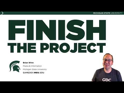 Ep 22 - Finish the Project: Game Design and Development 1 | 2D Shooter