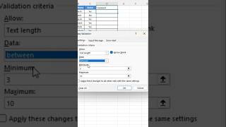 Set Cell Value Limits by using Data Validation function in Excel #excelinterviewquestionsandanswers