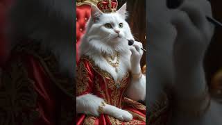 "Royal Cat Does Her Makeup Like a Queen | AI Fantasy Animation"#AIart #AIfantasy #CatMakeup #Funny