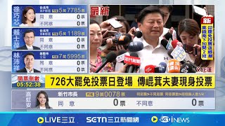 726大罷免投票日登場 傅崐萁夫妻現身投票 傅崐萁選區19萬1367選民 25%罷免門檻4萬7842人│記者 許芷瑄 江文賢│新聞一把抓20250726│三立新聞台