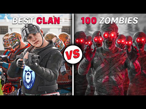 Can 100 Zombies Defeat the BEST CLAN in Rust? (ft. Blooprint)