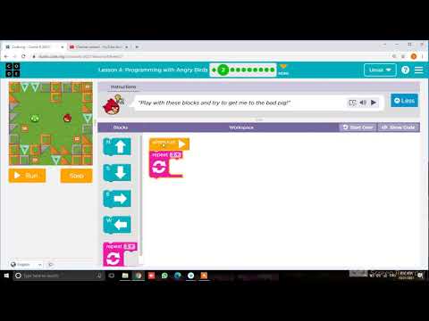 course b lesson 4 programing with angry birds   skill buildings 2