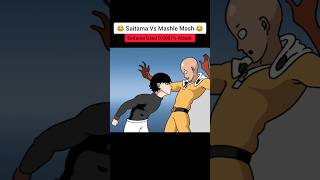 Saitama vs Mashle Mash 😂 #shorts #anime #badass #moments