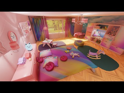 【3D Graphics】Interior animation・1st Room
