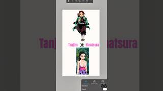 tanjiro x Hinatsuru 🫣! #demonslayer #tanjiro #hinatsuru #animeart