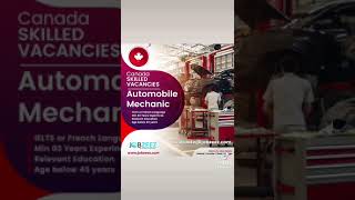 Canada Job Vacancies for Auto Mechanic #canadajobs  #automobile #technician