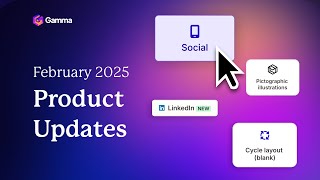 Gamma AI New Features Update: Social Media Formats, AI Charts & More! (March 2025)