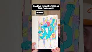 Day 391 of Sharing My Art Everyday Till I’m Famous! #shorts
