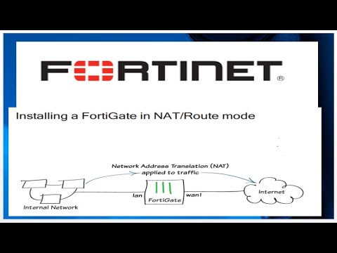 Installation of Fortigate Firewall in NAT/Route Mode [Hindi]