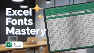 "MS Excel Fonts Explained | Make Your Sheets Look Professional!"
