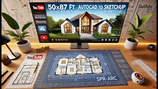 Complete 2D and 3D Design of a 57x87 ft Plot | A Comprehensive House Plan