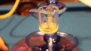 Toro 30 mm grail with bubble cap on our Thousand Dollar Smoke hookah rig