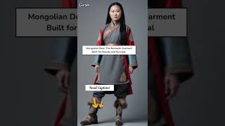 Mongolian Deel The Nomadic Garment Built for Beauty and Survival