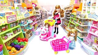 【リカちゃんお買い物ごっこ★】レジやカートでお店屋さんごっこをしよう❤︎
