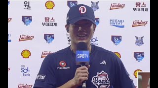 [두산베어스] 베어스의 자랑 악바리! 오명진 선수 두산 5 : SSG 0 *25.07.19