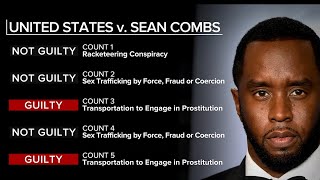Sean ‘Diddy’ Combs denied bail after split verdict, sentencing set for October