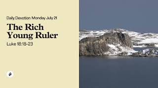 The Rich Young Ruler – Daily Devotional