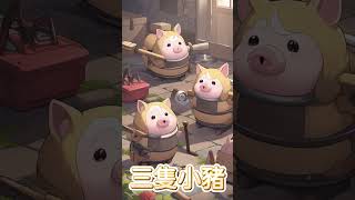 【 佳佳老師唱歌謠 】EP1《 三隻小豬 》改版｜兒歌童謠｜幼兒唸謠 #Shorts