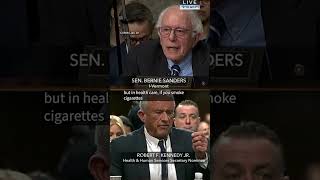 Sen. Sanders Spars With RFK Jr. at HHS Confirmation Hearing