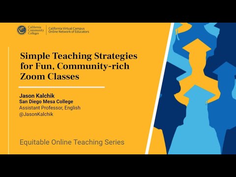 Simple Teaching Strategies for Fun, Community-rich Zoom Classes