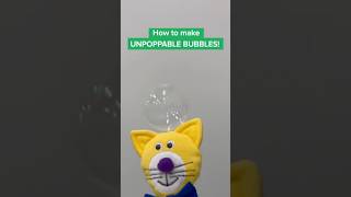 Simple Science - Unpoppable Bubbles 🫧 #bubbles #scienceexperiments #kiwico