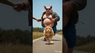 Ai Orange Cat Video Funny🤣#funny#catvideos#aicat#cat#pets#peppapig#cocomelon#animals#cartoon