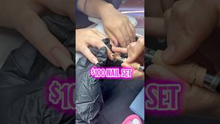$100 for Nails ?? is it worth it ? #shortvideo #nails #nailgelart #asmr #satisfying #fyp