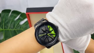 Spinning Car Wheel Watch Unboxing