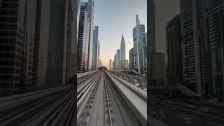 #uae #dubai #dubaimetro #dubaimetrostation #cityview #metrotravel #metrotrain #itfexplorer