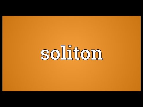 Soliton Meaning