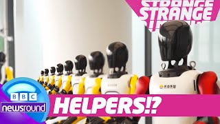 🤖 Robots That Cook, Clean & Chat?! | Future Tech on Ferries, in Homes & Shops | Newsround