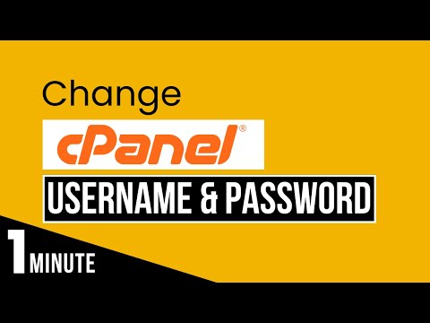 How To Change Cpanel Username And Password 2025 | Forgot Cpanel Username And Password