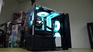 【装机教学】恩杰NZXT H200i一体式水冷，小而精致的ITX机箱~学生党福音！