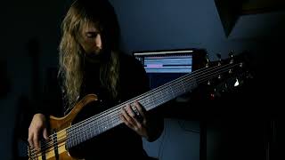 AKROASIS // Bass Playthrough by Linus Klausenitzer (Ex- Obscura) 7 string fretless // 2022 Re-Upload