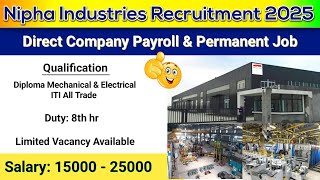 How to get a job । Latest job vacancy in Kolkata । #Manufacturingjobs #NiphaExportsLtd