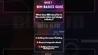 BIM Basics Quiz | Test Your Knowledge in Building Information Modeling #bimtraining