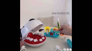 狗狗牙醫生扮演 狗狗牙齒護理 寵物牙醫過家家