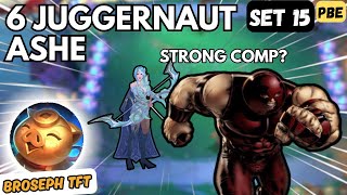 THIS IS HOW TO PLAY 6 JUGGERNAUT ASHE COMP | TFT SET 15