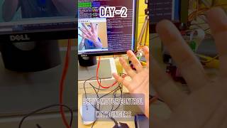 Day - 2 || Motors control by fingers with computer Vision