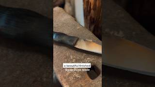 Forging a Sgian Dubh with Master Bladesmith Flett Forge Part 2. #scotland #bladesmith #outlander