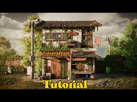 Creating a Village House in Blender 4 0 Tutorial #satisfying #games #blendergameengine #gaming