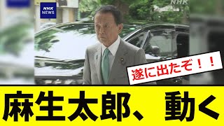 【衝撃】麻生太郎、遂に「動き出す！！」