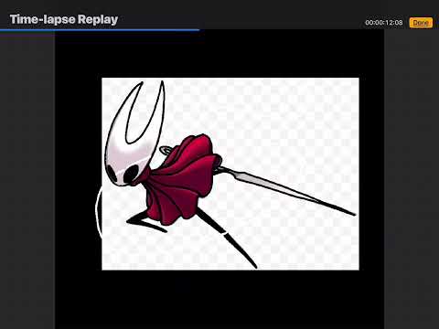 Hornet at the black egg (time lapse  drawing￼)￼