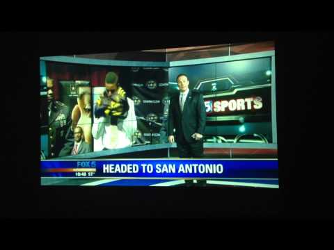 Darius Slayton Fox 5 News U.S. Army All-American Bowl Announcement Press Conference