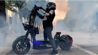 How to ride a high powered electric scooter ( Mad Max Pro) 70 + mph