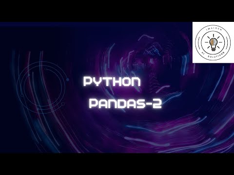 AI Series - Pandas-2