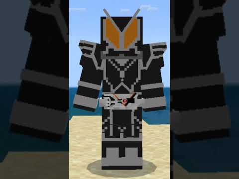 仮面ライダーデルタに 変身してみた！ #minecraft #addon #kamenrider #シン仮面ライダー #mod #nitiasa #ガンバライジング #ガンバレジェンズ