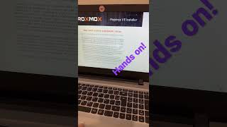 Hands on!#proxmox #virtualmachine #pythonprogramming #virtualenvironment #hypervisor